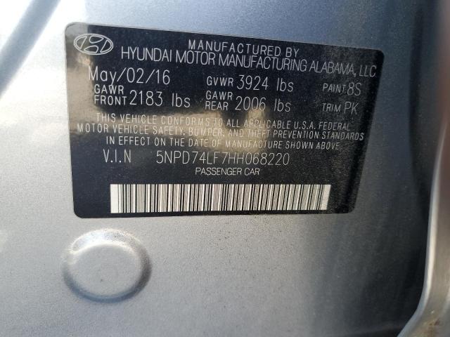 Photo 11 VIN: 5NPD74LF7HH068220 - HYUNDAI ELANTRA 