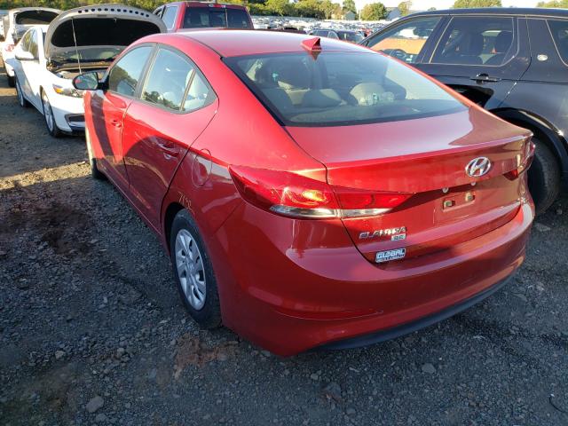 Photo 2 VIN: 5NPD74LF7HH117089 - HYUNDAI ELANTRA SE 