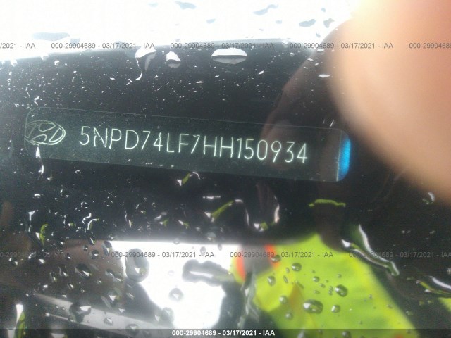 Photo 8 VIN: 5NPD74LF7HH150934 - HYUNDAI ELANTRA 