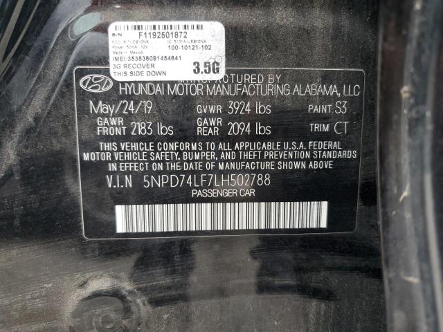 Photo 11 VIN: 5NPD74LF7LH502788 - HYUNDAI ELANTRA 