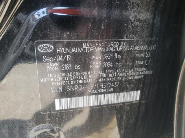 Photo 9 VIN: 5NPD74LF7LH532437 - HYUNDAI ELANTRA SE 