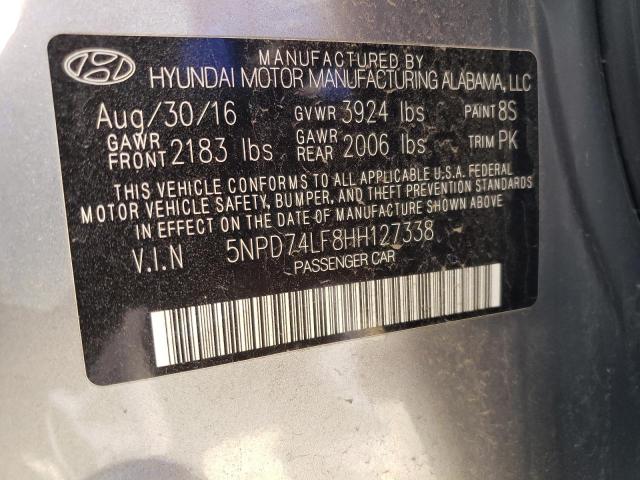 Photo 11 VIN: 5NPD74LF8HH127338 - HYUNDAI ELANTRA 