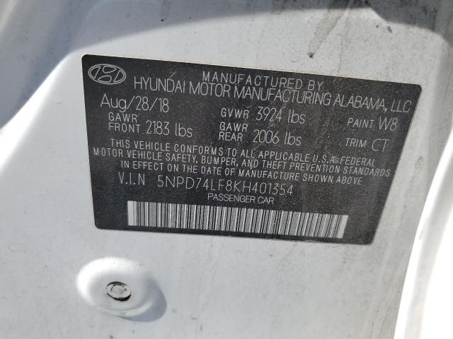 Photo 11 VIN: 5NPD74LF8KH401354 - HYUNDAI ELANTRA SE 