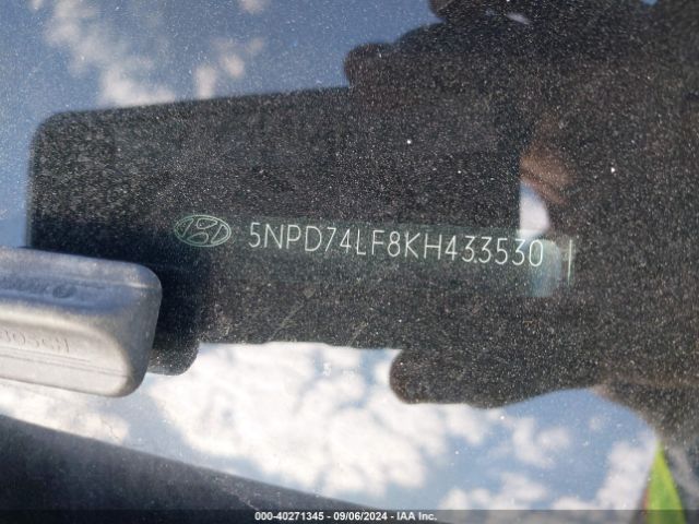 Photo 8 VIN: 5NPD74LF8KH433530 - HYUNDAI ELANTRA 