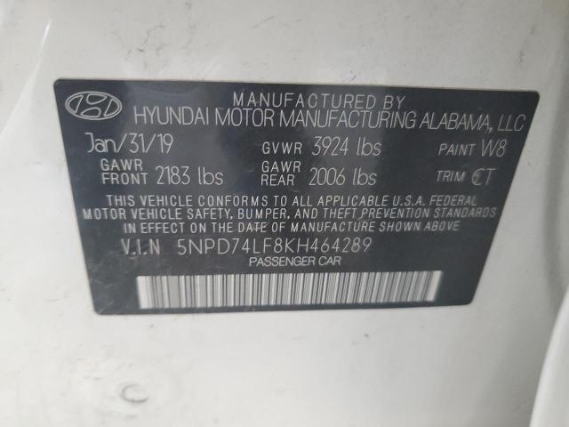 Photo 11 VIN: 5NPD74LF8KH464289 - HYUNDAI ELANTRA SE 