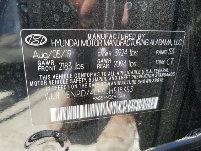 Photo 12 VIN: 5NPD74LF8LH518353 - HYUNDAI ELANTRA 