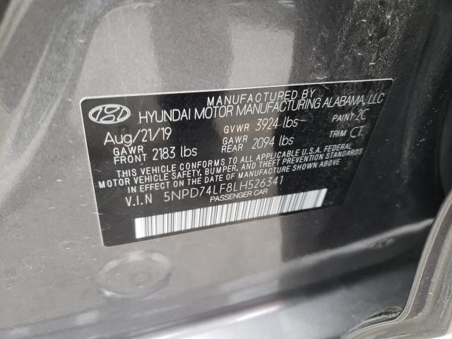 Photo 11 VIN: 5NPD74LF8LH526341 - HYUNDAI ELANTRA SE 