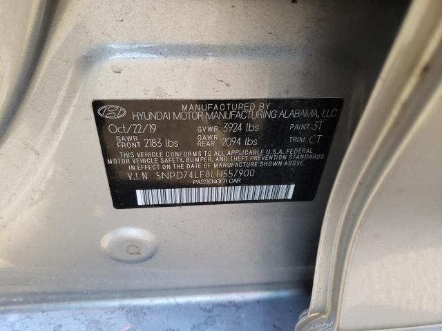 Photo 11 VIN: 5NPD74LF8LH557900 - HYUNDAI ELANTRA SE 