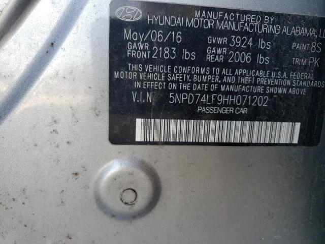 Photo 11 VIN: 5NPD74LF9HH071202 - HYUNDAI ELANTRA 