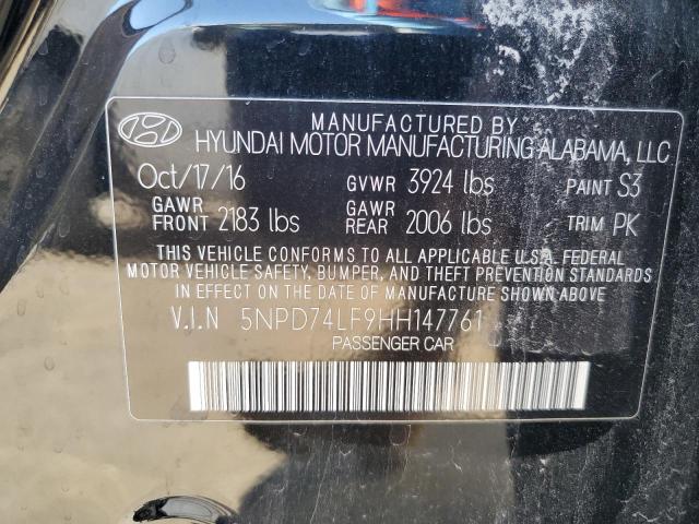 Photo 11 VIN: 5NPD74LF9HH147761 - HYUNDAI ELANTRA SE 