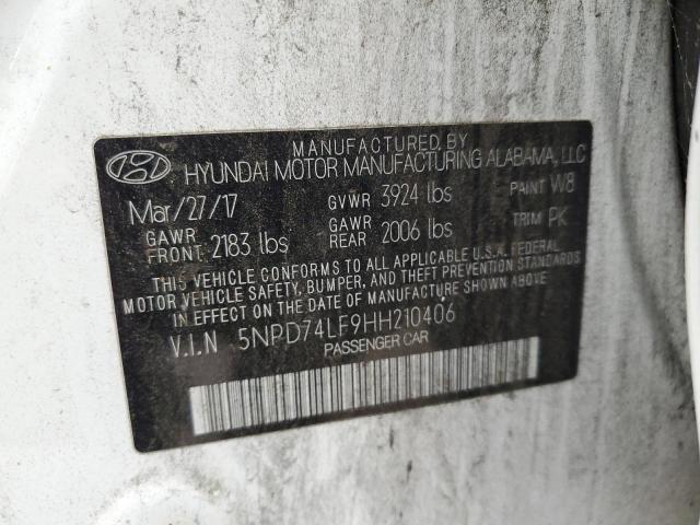 Photo 11 VIN: 5NPD74LF9HH210406 - HYUNDAI ELANTRA SE 