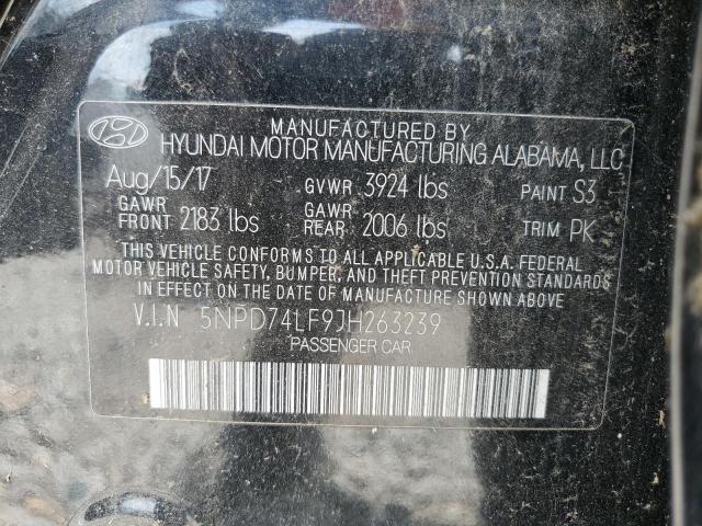 Photo 11 VIN: 5NPD74LF9JH263239 - HYUNDAI ELANTRA 