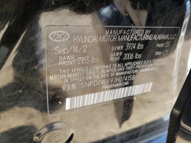 Photo 12 VIN: 5NPD74LF9JH274158 - HYUNDAI ELANTRA 