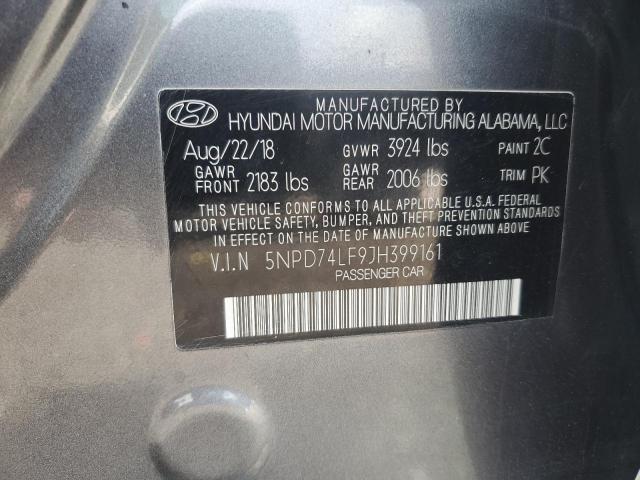 Photo 11 VIN: 5NPD74LF9JH399161 - HYUNDAI ELANTRA 