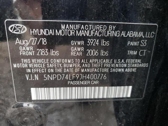 Photo 11 VIN: 5NPD74LF9JH400776 - HYUNDAI ELANTRA 