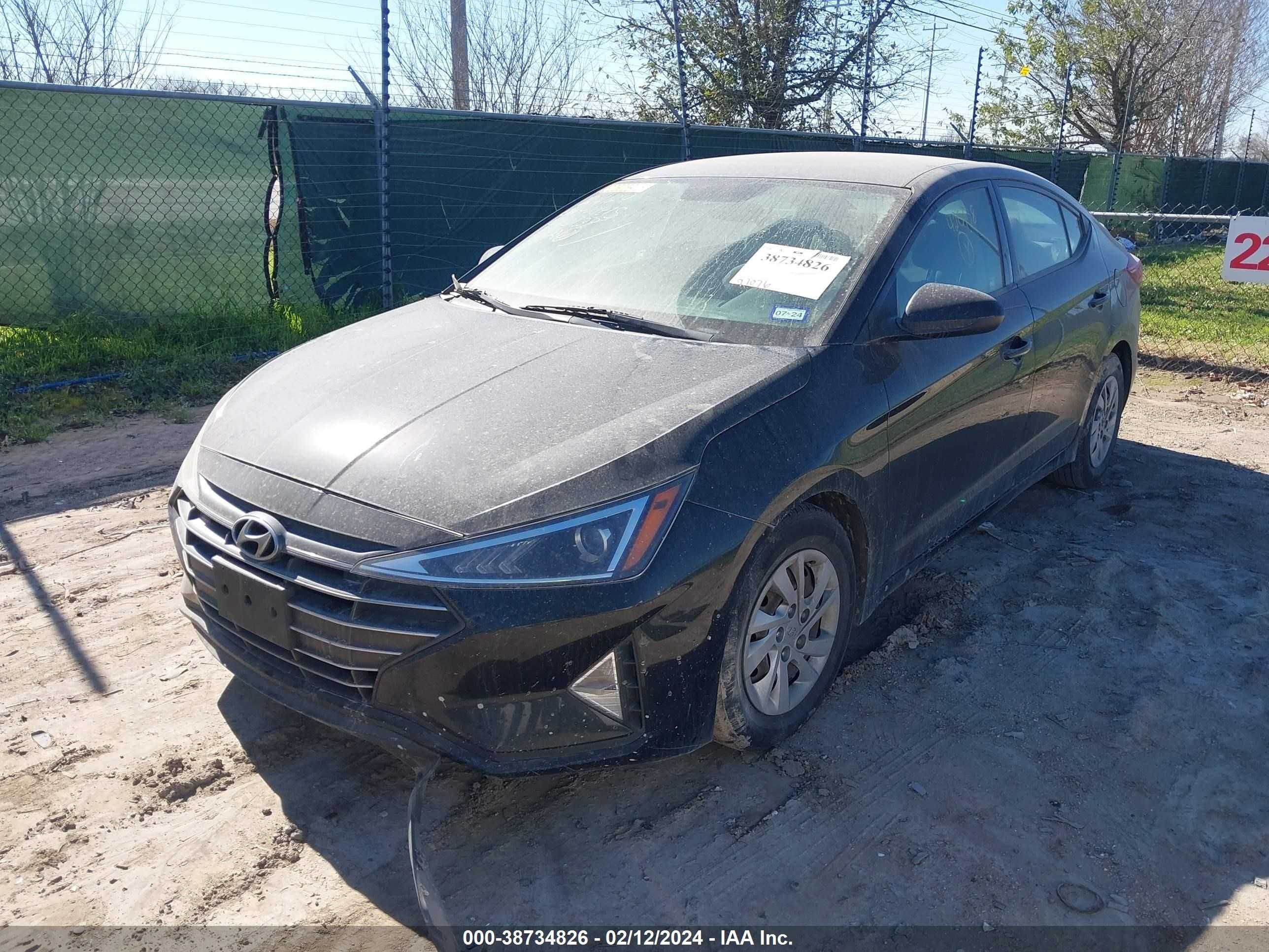 Photo 1 VIN: 5NPD74LF9KH420138 - HYUNDAI ELANTRA 