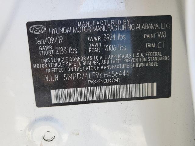 Photo 11 VIN: 5NPD74LF9KH456444 - HYUNDAI ELANTRA 