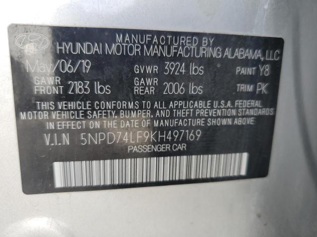 Photo 11 VIN: 5NPD74LF9KH497169 - HYUNDAI ELANTRA 