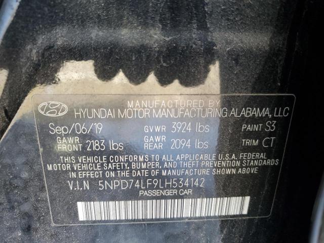 Photo 11 VIN: 5NPD74LF9LH534142 - HYUNDAI ELANTRA SE 