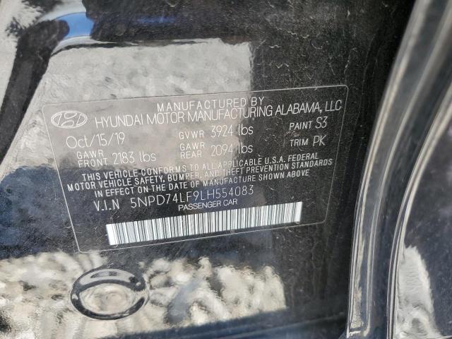 Photo 9 VIN: 5NPD74LF9LH554083 - HYUNDAI ELANTRA 