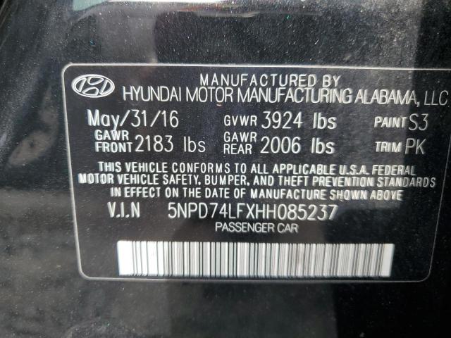 Photo 11 VIN: 5NPD74LFXHH085237 - HYUNDAI ELANTRA 