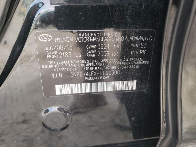 Photo 9 VIN: 5NPD74LFXHH090308 - HYUNDAI ELANTRA SE 