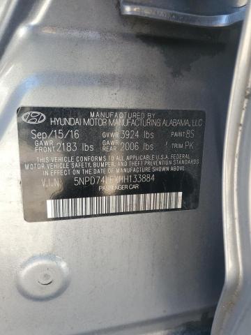 Photo 11 VIN: 5NPD74LFXHH133884 - HYUNDAI ELANTRA 