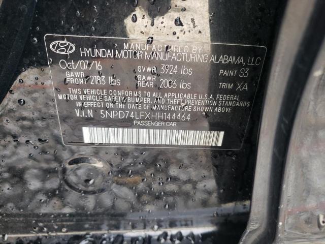 Photo 9 VIN: 5NPD74LFXHH144464 - HYUNDAI ELANTRA SE 