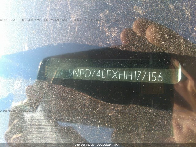 Photo 8 VIN: 5NPD74LFXHH177156 - HYUNDAI ELANTRA 