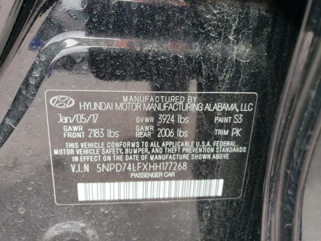 Photo 11 VIN: 5NPD74LFXHH177268 - HYUNDAI ELANTRA 