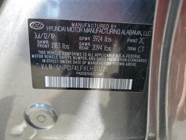 Photo 12 VIN: 5NPD74LFXLH511226 - HYUNDAI ELANTRA SE 