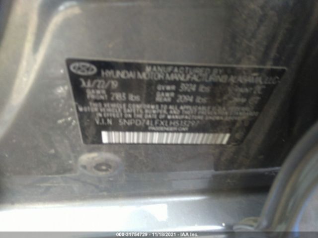 Photo 8 VIN: 5NPD74LFXLH513297 - HYUNDAI ELANTRA 