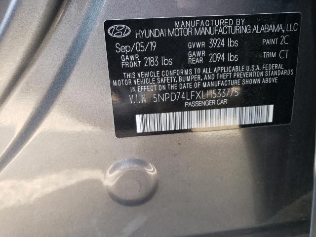 Photo 11 VIN: 5NPD74LFXLH533775 - HYUNDAI ELANTRA 