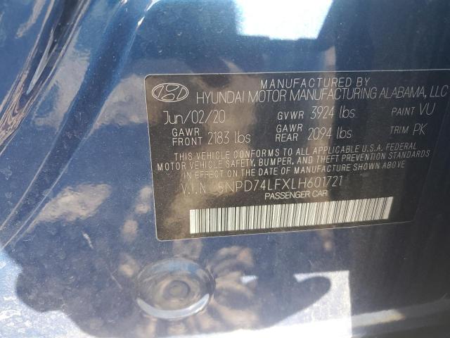 Photo 11 VIN: 5NPD74LFXLH601721 - HYUNDAI ELANTRA 