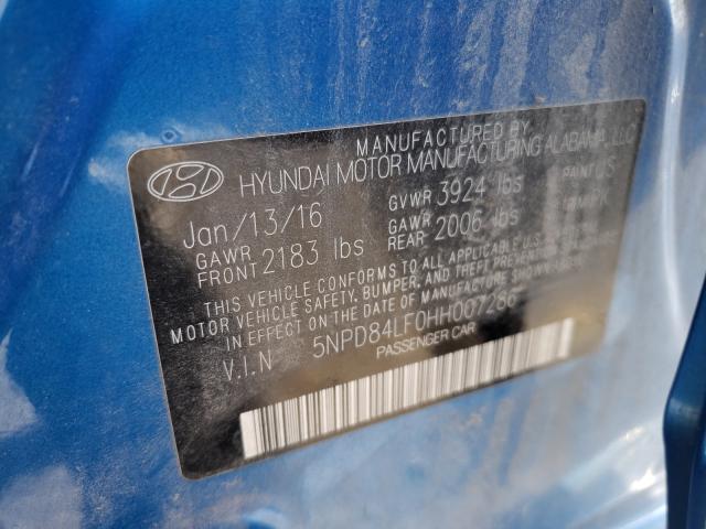 Photo 9 VIN: 5NPD84LF0HH007286 - HYUNDAI ELANTRA SE 