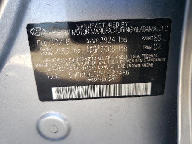 Photo 9 VIN: 5NPD84LF0HH023486 - HYUNDAI ELANTRA SE 