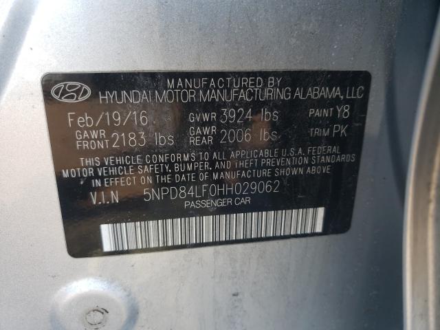 Photo 9 VIN: 5NPD84LF0HH029062 - HYUNDAI ELANTRA SE 