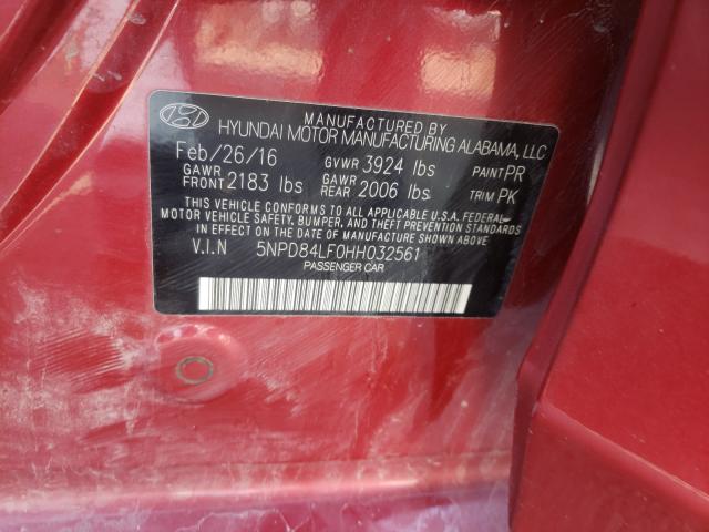 Photo 9 VIN: 5NPD84LF0HH032561 - HYUNDAI ELANTRA SE 