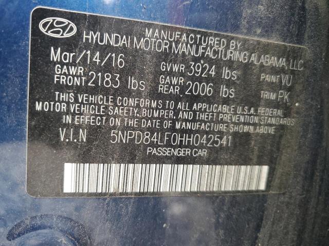 Photo 11 VIN: 5NPD84LF0HH042541 - HYUNDAI ELANTRA 