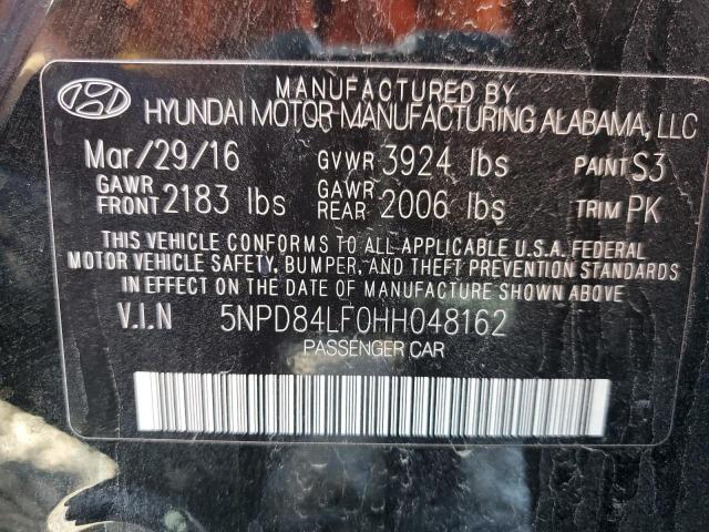 Photo 9 VIN: 5NPD84LF0HH048162 - HYUNDAI ELANTRA SE 