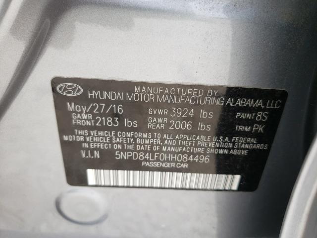 Photo 9 VIN: 5NPD84LF0HH084496 - HYUNDAI ELANTRA SE 