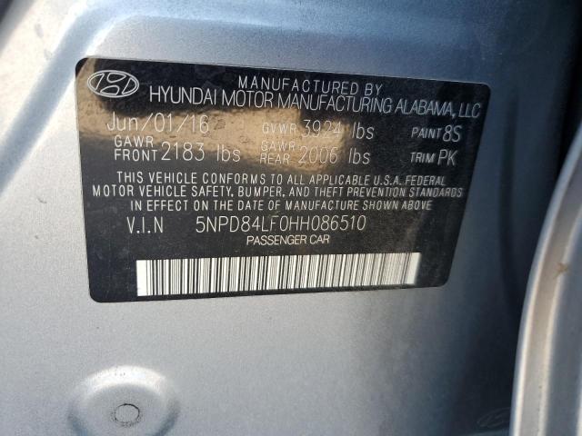 Photo 11 VIN: 5NPD84LF0HH086510 - HYUNDAI ELANTRA SE 