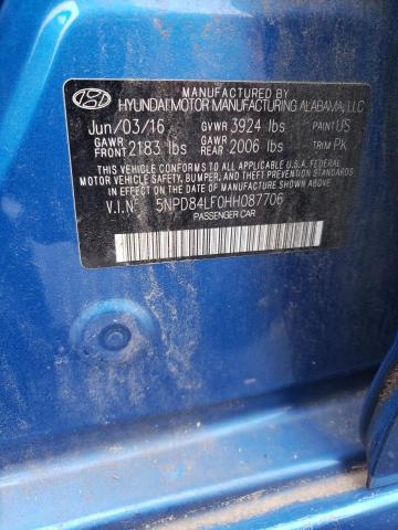 Photo 11 VIN: 5NPD84LF0HH087706 - HYUNDAI ELANTRA SE 