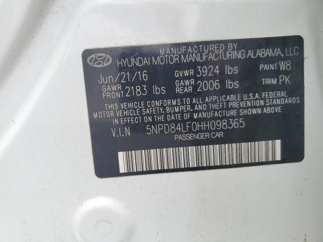 Photo 12 VIN: 5NPD84LF0HH098365 - HYUNDAI ELANTRA 