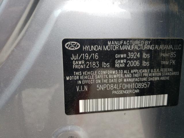 Photo 9 VIN: 5NPD84LF0HH108957 - HYUNDAI ELANTRA 