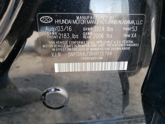 Photo 9 VIN: 5NPD84LF0HH115794 - HYUNDAI ELANTRA SE 