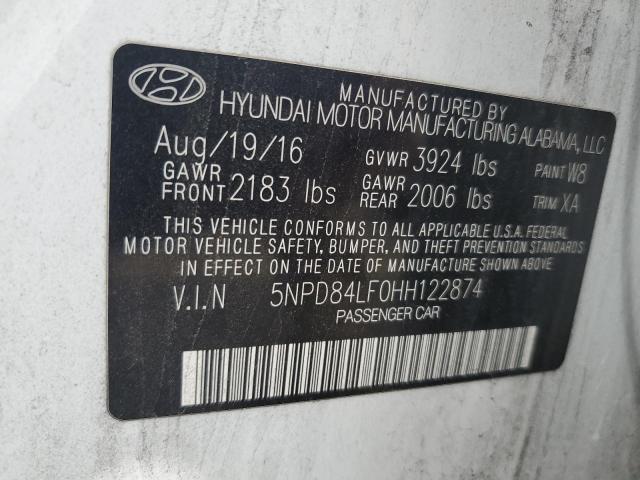 Photo 12 VIN: 5NPD84LF0HH122874 - HYUNDAI ELANTRA SE 