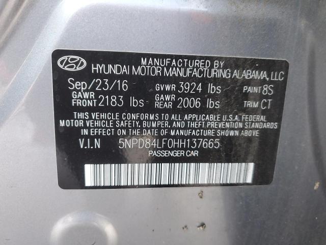 Photo 11 VIN: 5NPD84LF0HH137665 - HYUNDAI ELANTRA SE 