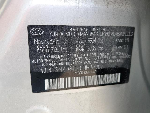 Photo 11 VIN: 5NPD84LF0HH157902 - HYUNDAI ELANTRA SE 