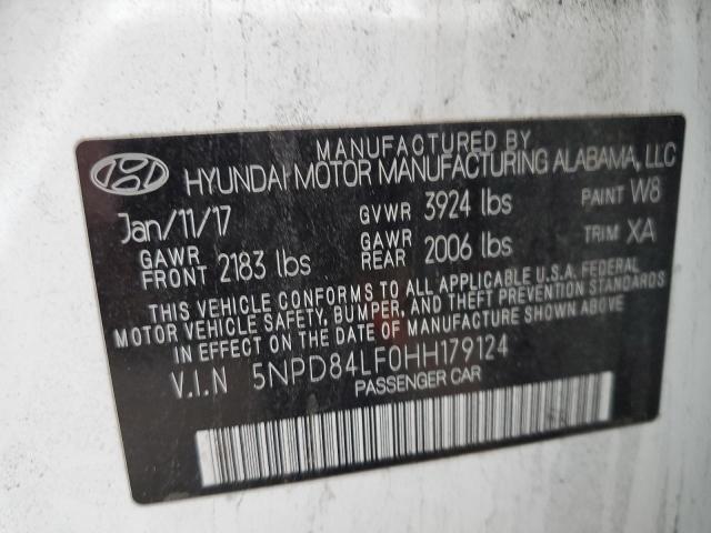 Photo 9 VIN: 5NPD84LF0HH179124 - HYUNDAI ELANTRA 